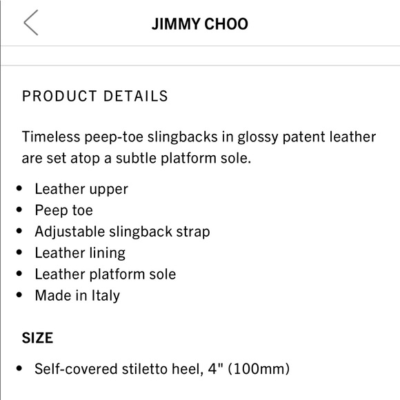 Jimmy Choo Peep-toe Patent Leather Slingback Platform Pumps - Picture 3 of 13